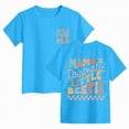 thumbnail image 3 of kpoplk Girls Graphic Short Sleeve T Shirts Kids Summer Oversized Tops Casual Crewneck Tees 5-14 Years(Sky Blue,13-14 Y), 3 of 6