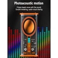 thumbnail image 2 of Altavoz K07 mecha transparente acousto-Óptica ritmos micrófono USB para, 2 of 9