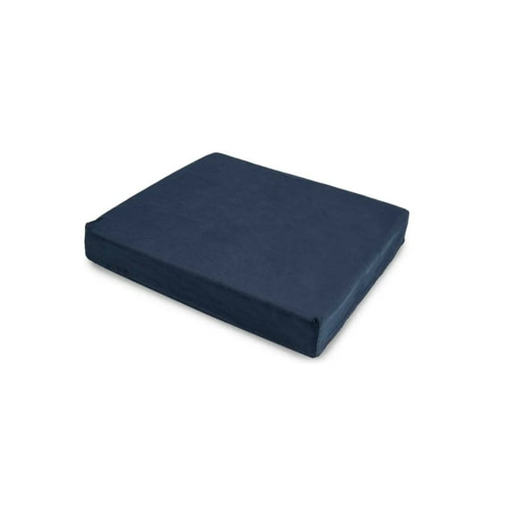Standard Polyfoam Wheelchair Cushion - 16 x 18 x 3 - Navy
