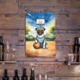 thumbnail image 3 of Happy Father's Day Pug Playing Basketball with Best Dad Jersey Vertical Metal Aluminum Sign Dog Lover Gifts Wall Art Home Decor - 13006, 3 of 5