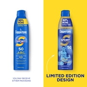 Coppertone Sport Sunscreen Spray, Ilona Maher Limited Edition Design, SPF 50 Sunscreen, 8.3 oz