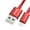Red, variant on Anker 6ft Lightning Cable Premium Nylon Cord MFi Certified Charging Data Sync, Black