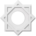 thumbnail image 1 of Ekena Millwork CMP18AL-07000 18 Pouces OD x 7 Pouces ID Carré Axel Architectural Grade PVC Contemporain Plafond Médaillon, 1 of 1