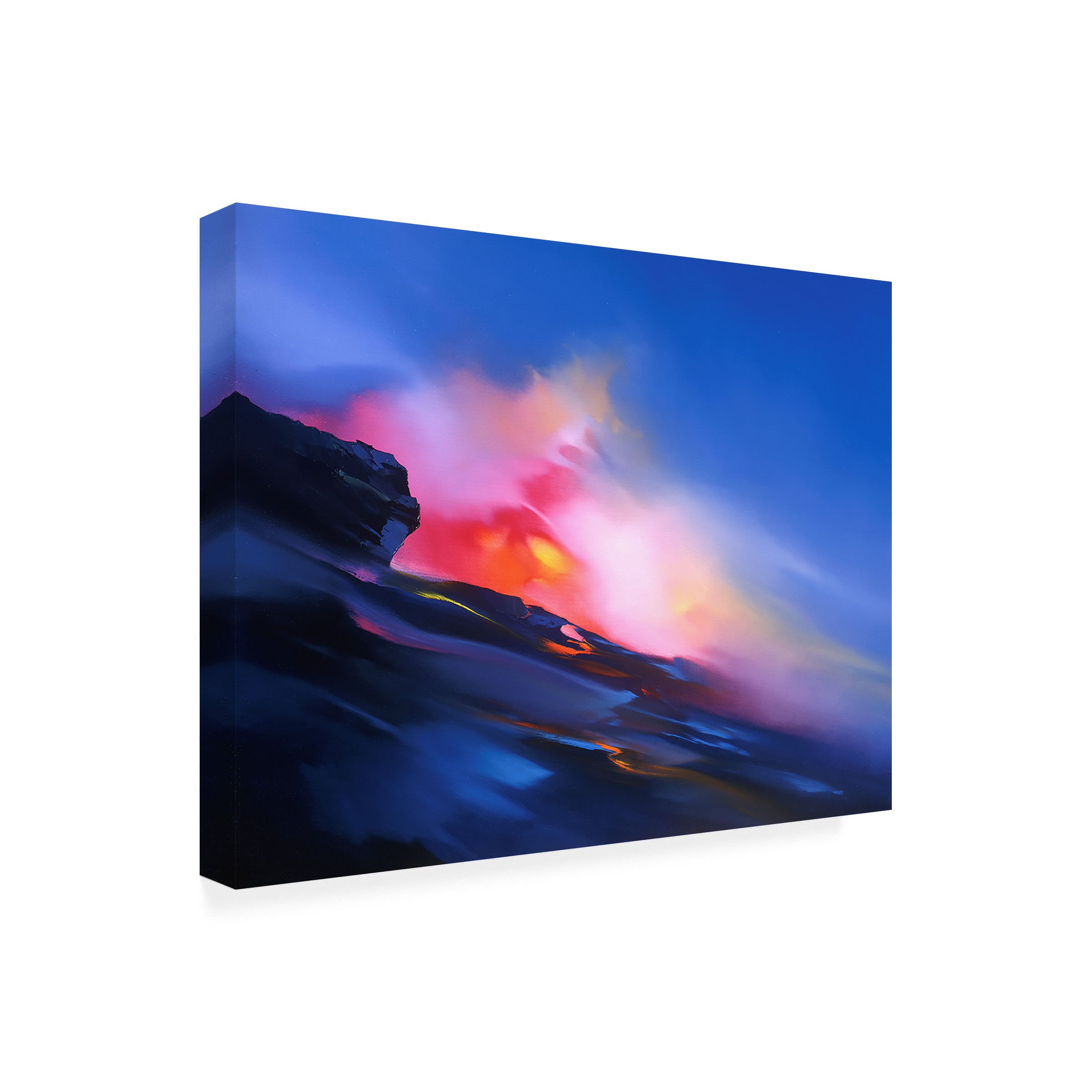 Canvas Wall Art - Thomas Leung 'Dawn of Pele' Wall Art for Living Room, Bedroom, or Office DÃ©cor by Trademark Fine Art - 24 x 18 Inches