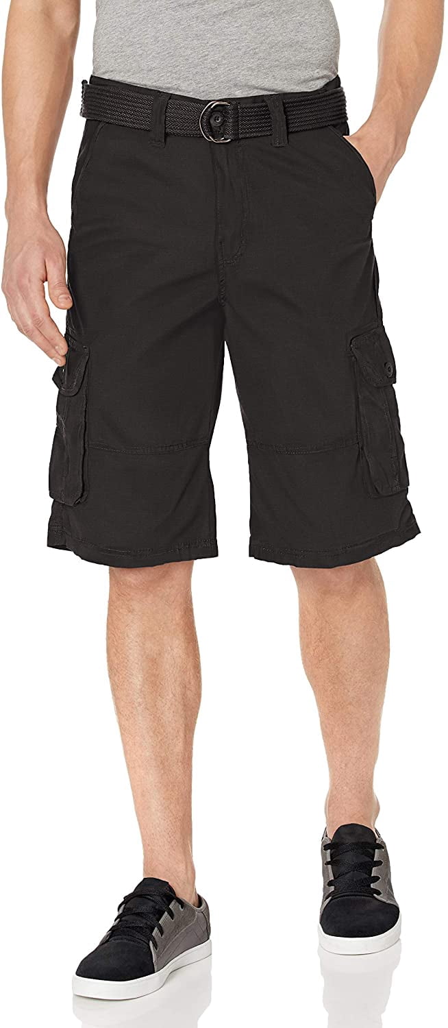 Southpole mens Southpole Men's Belted Ripstop Basic Cargo Short, Ocean Blue, Large price in Saudi Arabia | Amazon Saudi Arabia