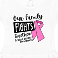thumbnail image 3 of Inktastic Our Family Fights Together Breast Cancer Awareness Girls Toddler Dress, 3 of 4