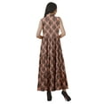 thumbnail image 4 of Moomaya Collared Shirt Dresses Women Printed&nbsp; Rayon Button Maxi Dresses Women, 4 of 5