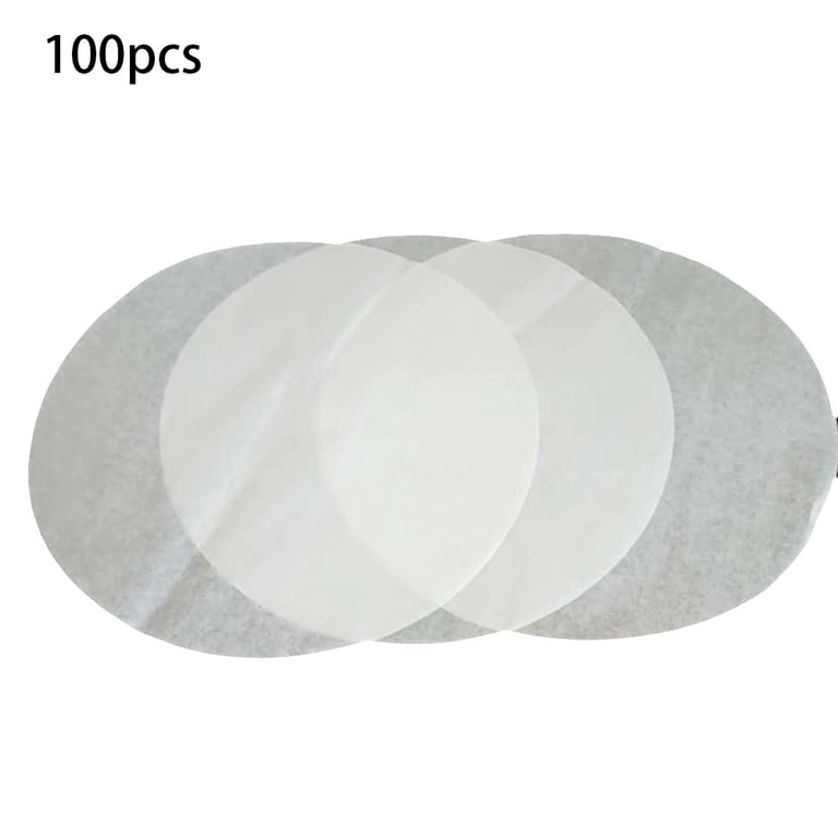 Yin 100Pcs Perforated Non Sticky Baking Paper Bread Snack Steamer Air Fryer  Sheet