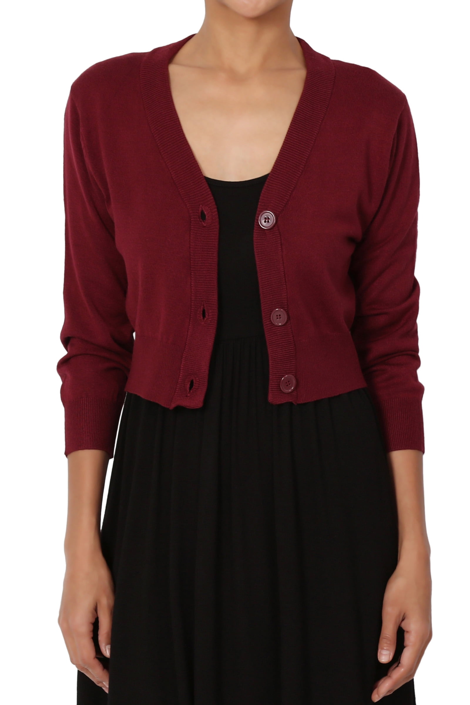 fine knit cropped cardigan