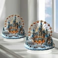 thumbnail image 6 of Hxlazmoo Christmas Winter Castle Ferris Wheel Acrylic Desktop Decoration | Festive Holiday Ornament for Home, Office & Gift Giving, 6 of 6