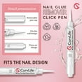 thumbnail image 5 of Curvlife Nail Glue Gel Kit – 10g Quick-Dry Semi-Solid Adhesive & 5ml Liquid Click-Type Remover Pen for Press-On Nails, No UV Needed, 5 of 6