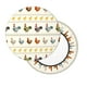 thumbnail image 2 of Balery Funny Chicken Fundas de asiento para taburete de bar redondo de tela de terciopelo ajustables que protegen de arañazos y manchas para sillas de 14 a 17 pulgadas.-12 inch, 2 of 7