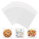 thumbnail image 1 of Uxcell 5" x 6" Bolsas de galletas autoadhesivas transparentes, 200 Pcs Bolsas de regalo resellables OPP para envoltura de regalos de pastelería para caramelos, chocolates, galletas, fiestas, 1 of 6