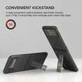 thumbnail image 4 of VRS Design Phone Case for Galaxy Z Flip 3, [QuickStand Modern] Sturdy Kickstand Case Compatible with Galaxy Z Flip 3 (2021) Clear, 4 of 9