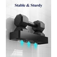 thumbnail image 2 of Shower Caddy - 2 Pack Adhesive Shower Organizer, Rustproof Metal Shelves, No-Drill Bathroom Organizers and Storage, Black, XX-Large, 2 of 7