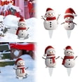 thumbnail image 3 of Card Slot Insert Christmas Snowman Ground Stake Art for Colorful Yard Decorations, 3 of 3