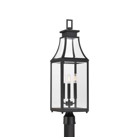 Savoy House - 5-609-BK - Emery 3-Light Outdoor Post Lantern in Matte Black