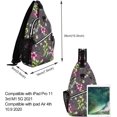 thumbnail image 3 of Sling Backpack,Travel Hiking Daypack Periwinkle Crossbody Shoulder Bag, 3 of 6