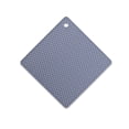 thumbnail image 4 of facefd Heats Insulation Table Mat Dish Plate Pot Pad Square Coaster Nonslip Placemat Desk Countertop Protector Kitchen Draining Gray, 4 of 5