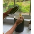 thumbnail image 5 of Fox Run Ceramic Compost Bin, Black, 7" x 10.7", 5 of 6