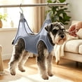 thumbnail image 4 of Cat Hammock Harness Breathable Pet Restraint Bag for Bathing Nail Trimming Scratch Proof Kitty Suspended Sling Bed Hanging Helper, AKLJWH, 4 of 6