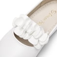 thumbnail image 4 of Dream pairs Toddler Girls Ballet Flats Flower Girl Dress Shoes for Party Wedding SDFL227K WHITE Size 9, 4 of 4