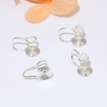thumbnail image 6 of YIEMEEN 10 Pairs Pierced Ear Clip Converter Clip-On Earring Converter U-shaped Ear Clip Hypoallergenic Coil Ear Clip Accessories, 6 of 20