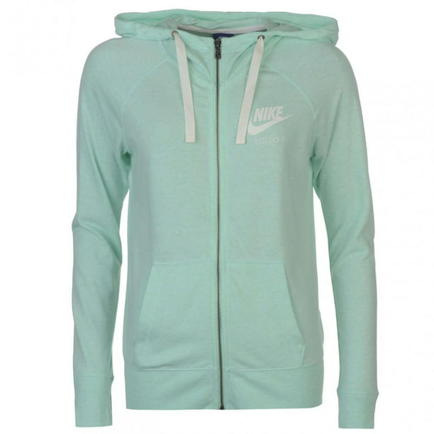Nike Sportswear Women's Full Zip Hoodie, Green, X-Small Walmart.com