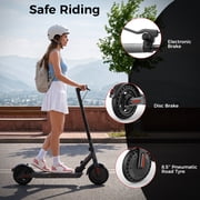 Electric Scooter for Adults Teens,8.5Tires Folding E-Scooter with 21Mph,350W Motor,19Miles Range,LED Display and Cruise Control