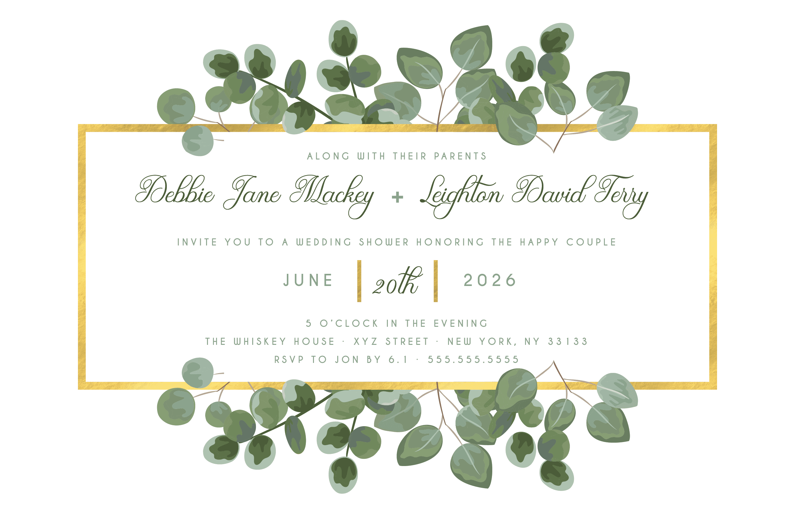 personalized shower invitations