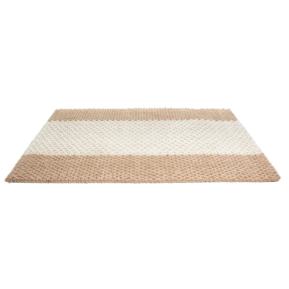 Imports Decor Natural Jute Rug, Natural Stripes, 24-Inch by 36-Inch