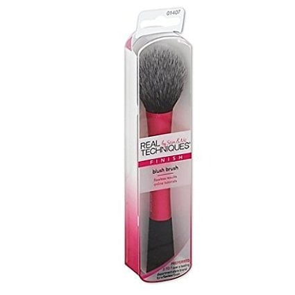 Real Technique Your Finish/Perfected Blush Brush, Use the Your Finish/Perfected Blush Brush from Real Techniques to get high definition, contoured cheeks By Real (Best Brush To Use For Contouring)