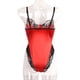 thumbnail image 2 of Lencería de mujer Encantador mono de encaje hueco Body de dormir erótico, M, Rojo Inevent XX000113-05, 2 of 7