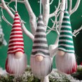 thumbnail image 2 of 3pcs Christmas Pink Mini Doll Christmas Tree Pendant Xmas Decoration for Home Gnome Doll Xmas Kids 2023 New Year Gifts navidad, 2 of 5