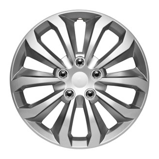 WolfX 16 Inch Hubcaps Set Of 4 – Chrome ABS+PC Wheel Covers For Toyota Corolla 2009-2025 & Matrix 2009-2014