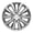 Gunmetal, variant on BDK 16 inch Hubcaps, Snap-on Wheel Rim Covers for Steel Wheels, 4-Pack