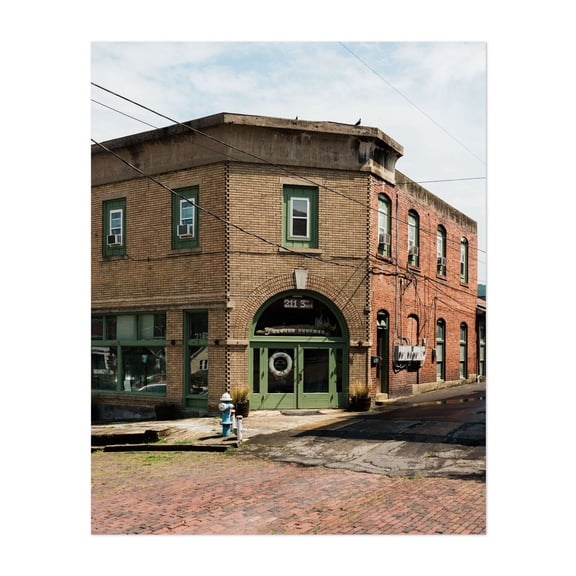 Hinton Architecutural 01 - Hinton West Virginia Photography Unframed Wall Art Print 8 x 10 inches