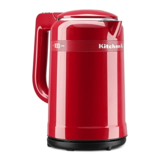 KitchenAid KTEN20SBER 2.0-Quart Kettle with Full Stainless Steel Handle and  Trim Band - Empire Red