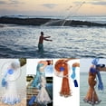 thumbnail image 6 of Pro Cast Net Fishing Mesh Saltwater Bait Drawstring Catch, 6ft/8ft/12ft/16ft, 6 of 11