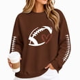 thumbnail image 2 of Game Day Shirts Women, 2026 Football Mom Sweatshirts Fall Cute Trendy Graphic Pullover Long Sleeve Gameday Outfits,2XL, 2 of 6
