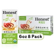 Honest Kids Organic Appley Ever After Fruit Juice, 6 fl oz, 8 Juice Boxes