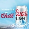 thumbnail image 4 of Coors Light Lager Beer, 6 Pack, 10 fl oz Aluminum Cans, 4.2% ABV, 4 of 9
