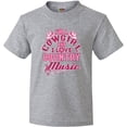 thumbnail image 3 of Inktastic I Love Country Music Cowgirl Youth T-Shirt, 3 of 5