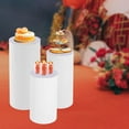 thumbnail image 6 of 3x Pedestal Flower Stand Party Cylinder Pedestal Wedding Home Display Decoration for Weddings, Stores, Birthdays, Baby Showers, 6 of 13