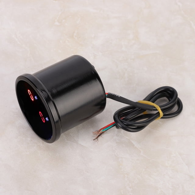 Medidor de presión de aire PSI para coche, 2 pulgadas, 52mm, LED, pantalla Digital Dual, Kit de Sensor de calibre de conducción de aire