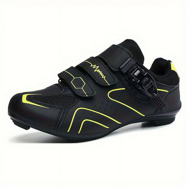 SUTENGDA Professional Men‘s Cycling Shoes for Mountain Bike Racing - SPD Cleat Compatible Breathable Sport Sneakers for Outdoor Ridding