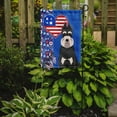 thumbnail image 2 of Black and Silver Schnauzer USA American Flag Garden Size, 2 of 5
