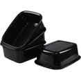 thumbnail image 2 of Rosebloom 14 Quart Large Plastic Wash Basins, Plastic Dishpan Basin, Black, 4 Packs, 2 of 8