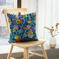 thumbnail image 5 of LALILO Throw Pillow Covers Cartoon Doodles Water Life Theme Cushion Cover 18" x 18", 120 Pack, 5 of 6