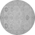 thumbnail image 1 of Ahgly Company Indoor Round Oriental Gray Traditional Area Rugs, 3' Round, 1 of 4